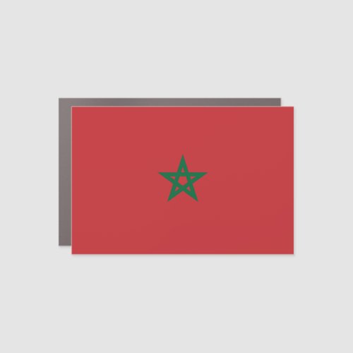 Morocco Flag Car Magnet