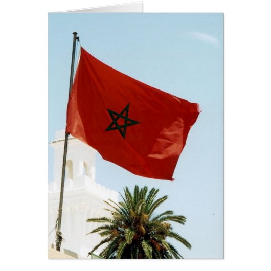 morocco flag cards (Front)