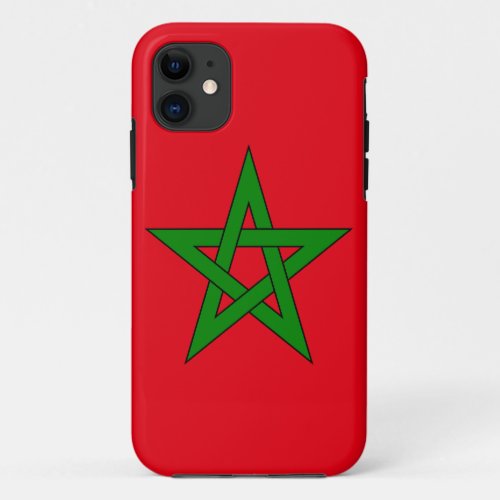 Morocco Flag iPhone 11 Case