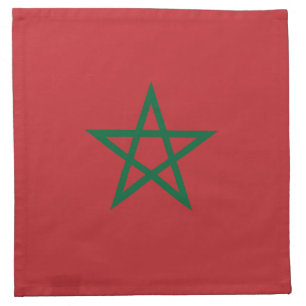 Morocco Flag Cloth Napkin