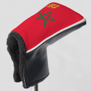 Morocco flag-coat of arms golf head cover