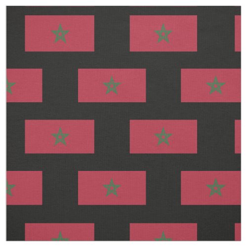 Morocco Flag Fabric