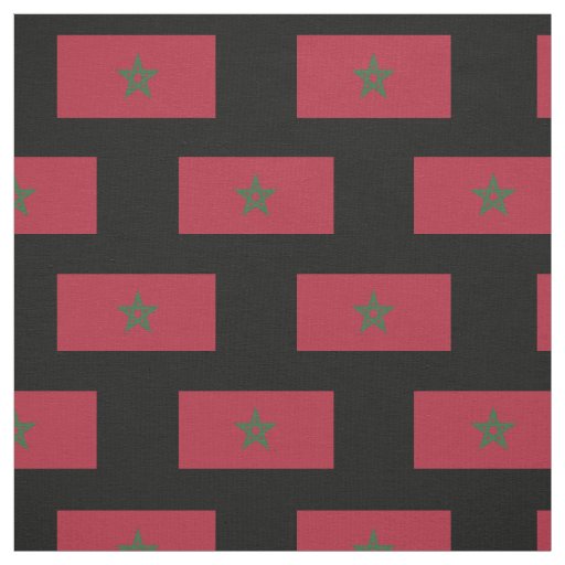 Morocco Flag Fabric