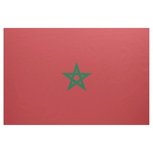 Morocco Flag Fabric