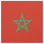Morocco flag fabric