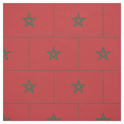 Morocco Flag Fabric