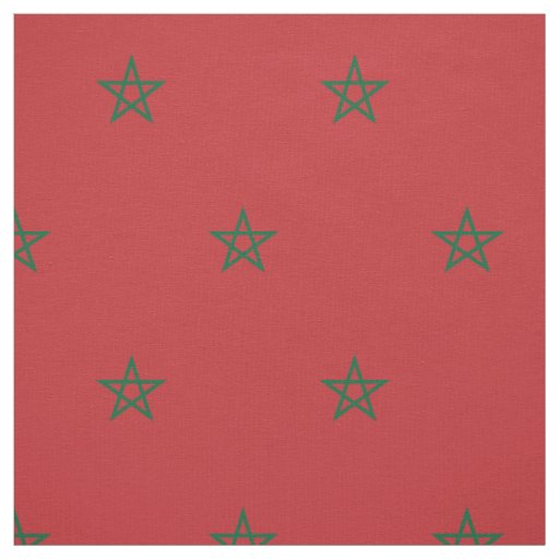 Morocco Flag Fabric