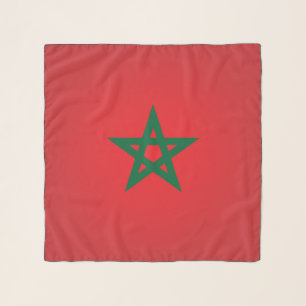 Morocco Flag Fashion Scarf