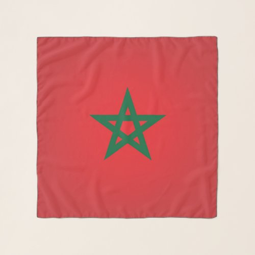 Morocco Flag Fashion Scarf