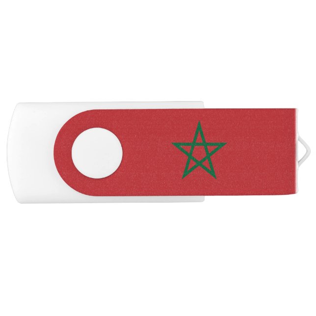 Morocco Flag Flash Drive (Front)