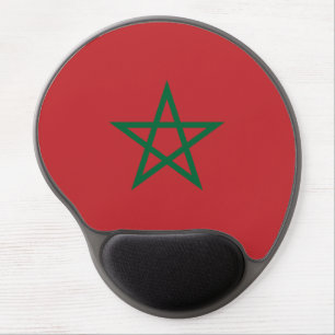 Morocco Flag Gel Mouse Pad