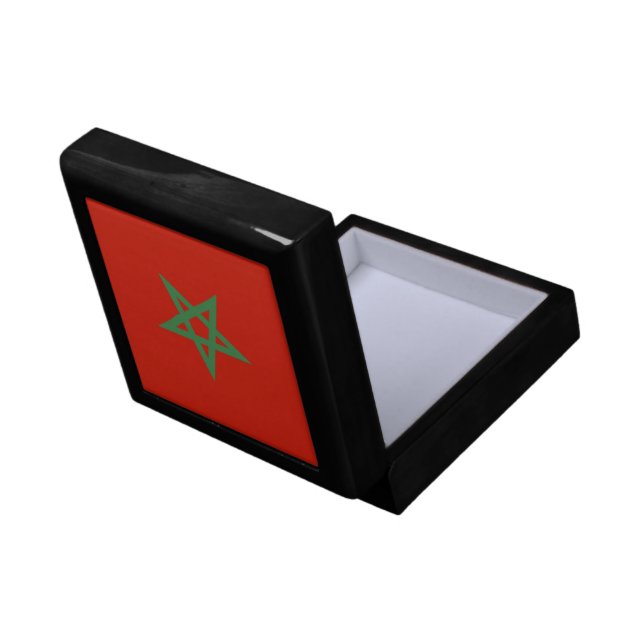 Morocco flag gift box (Back Open)
