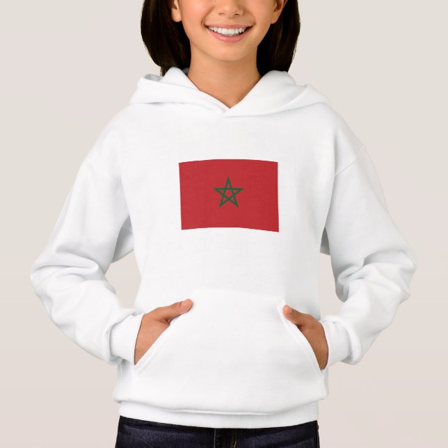 Morocco Flag Hoodie (Front)