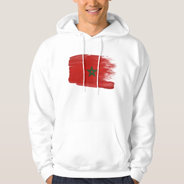 Morocco Flag Hoodie (Front)