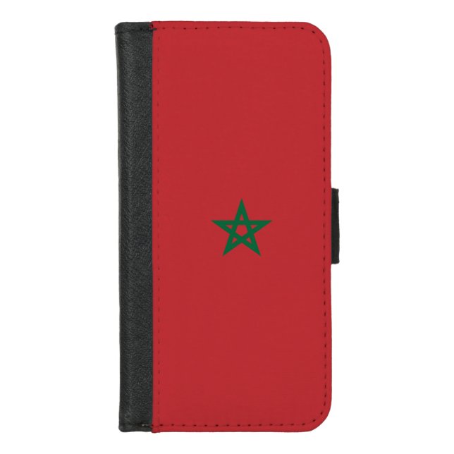 Morocco Flag iPhone Wallet Case (Front)