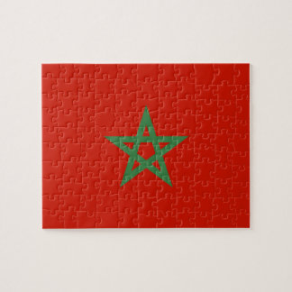 Morocco flag jigsaw puzzle