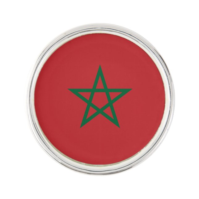 Morocco Flag Lapel Pin (Front)