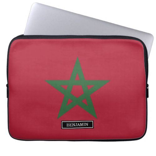 Morocco Flag Laptop Sleeve