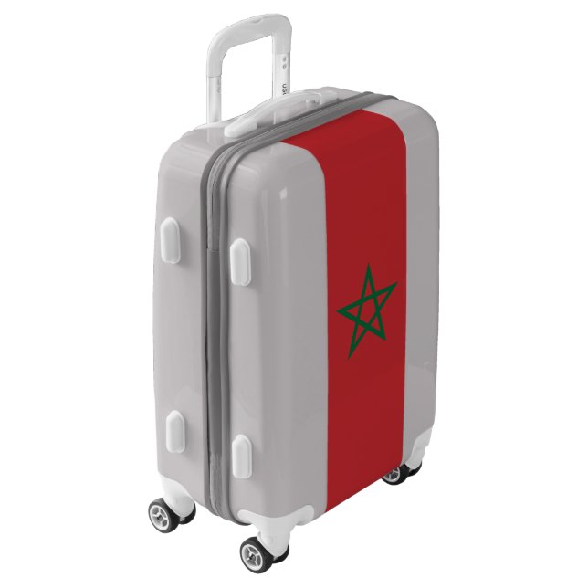 Morocco Flag Luggage (Rotated Left)
