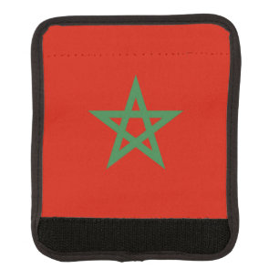 Morocco flag luggage handle wrap