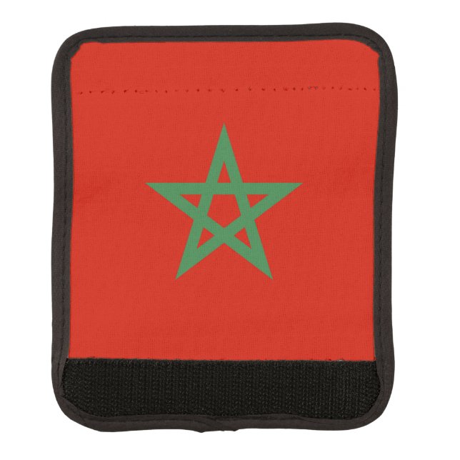 Morocco flag luggage handle wrap (Front)