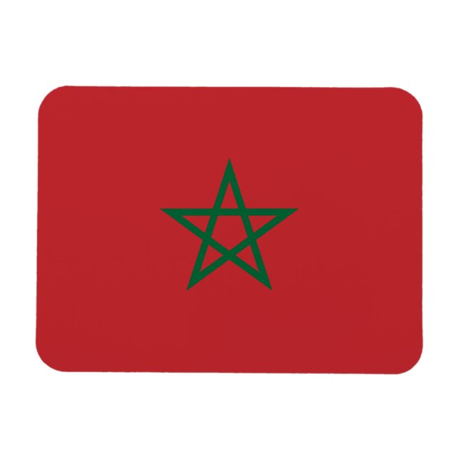 Morocco Flag Magnet (Horizontal)