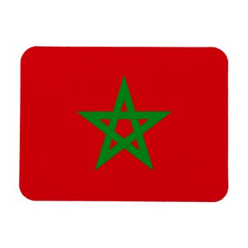 Morocco Flag Magnet by electrosky at Zazzle