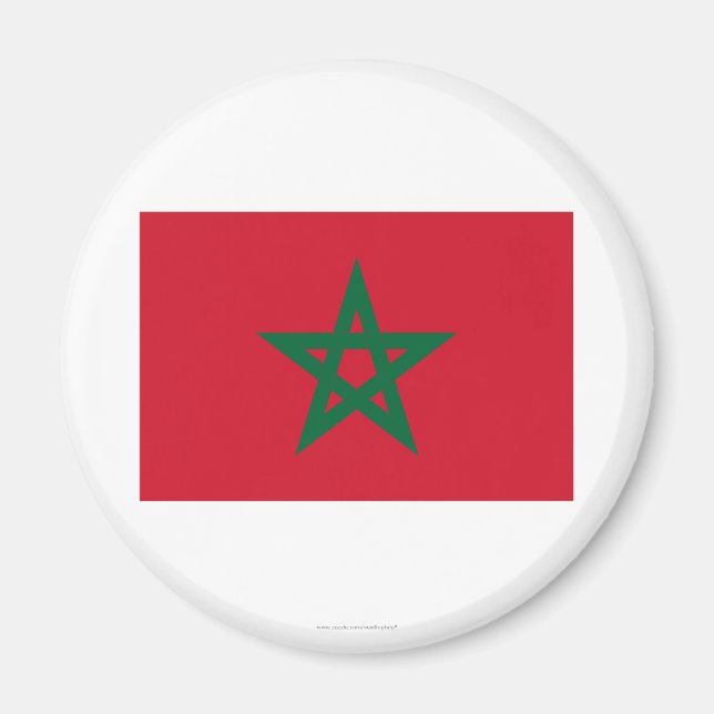 Morocco Flag Magnet (Front)