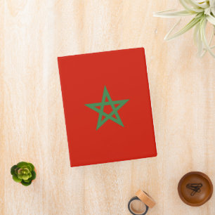 Morocco flag mini binder