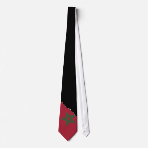 Morocco Flag Neck Tie