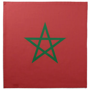Morocco Flag on MoJo Napkin