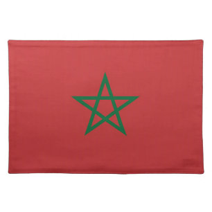 Morocco Flag on MoJo Placemat