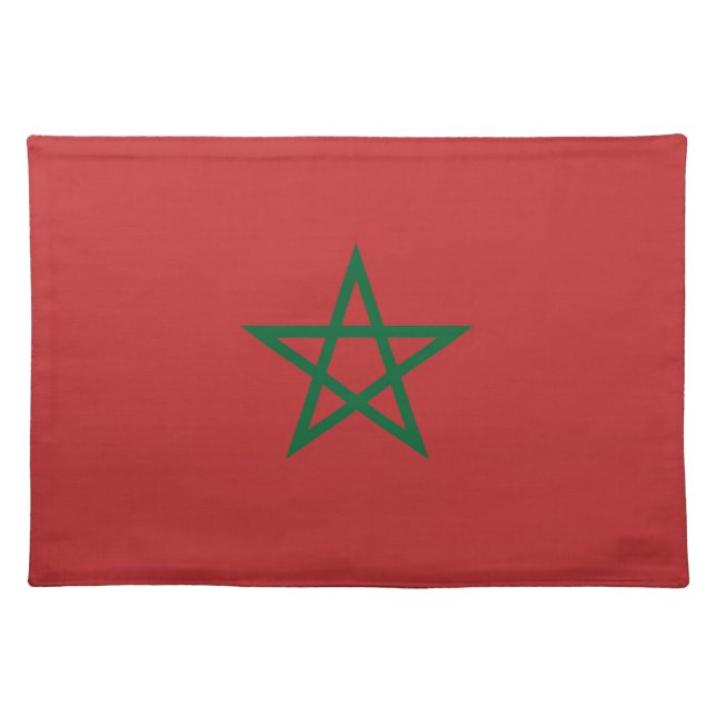 Morocco Flag on MoJo Placemat (Front)