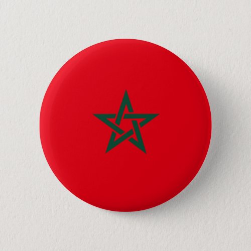 Morocco Flag Pinback Button