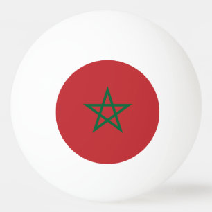 Morocco Flag Ping Pong Ball