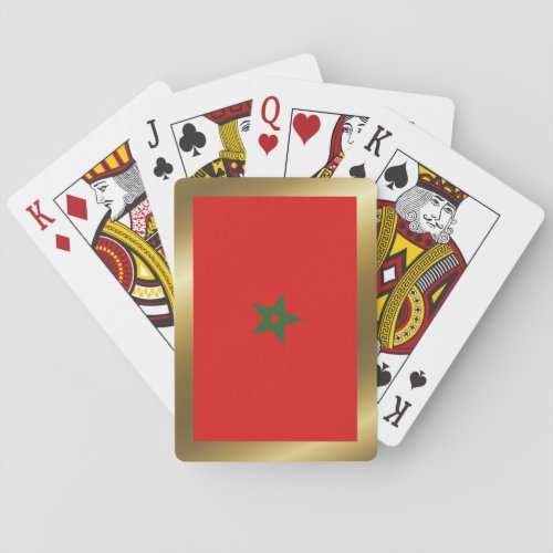 Morocco Flag Playing Cards