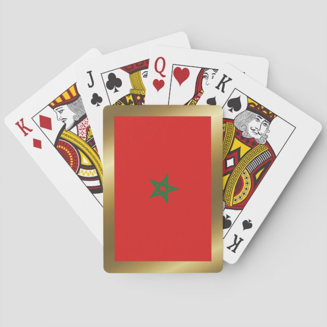 Morocco Flag Playing Cards (Back)