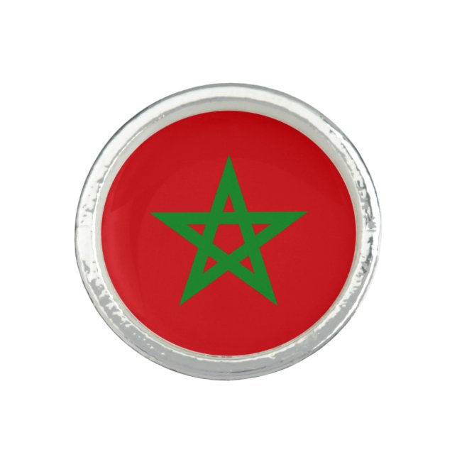 Morocco Flag Ring (Front)