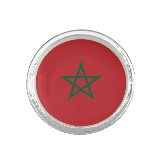 Morocco Flag Ring (Front)