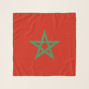 Morocco flag scarf