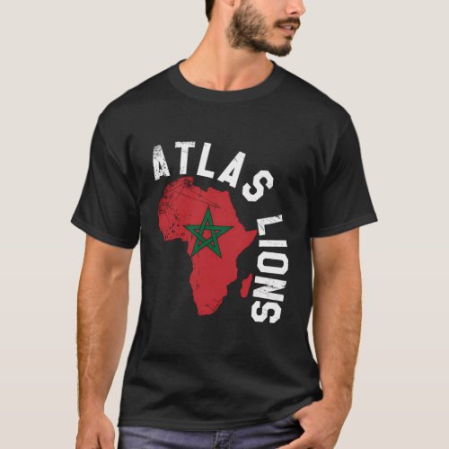 Morocco Flag Soccer T_Shirt