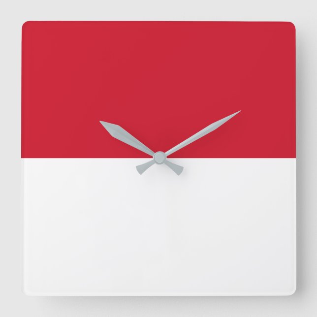 Morocco Flag Square Wall Clock (Front)