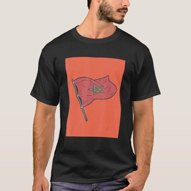 morocco flag T-Shirt (Front)
