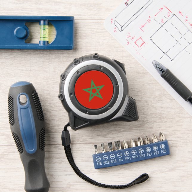 Morocco flag tape measure (Workshop)