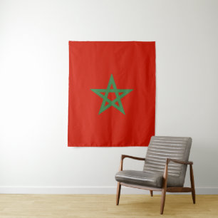 Morocco flag tapestry