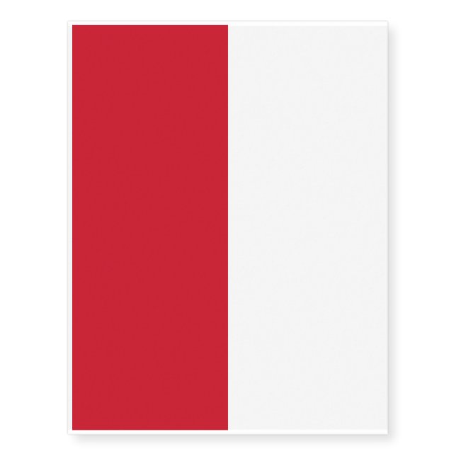 Morocco Flag Temporary Tattoos (Front)