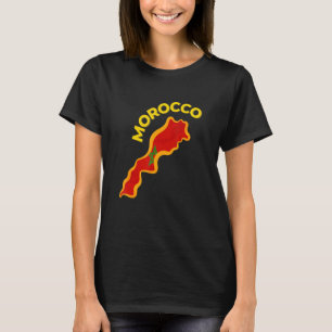 Morocco Flag to support the lion's team in Mondial T-Shirt