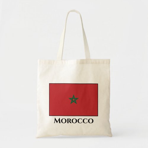 Morocco Flag Tote Bag