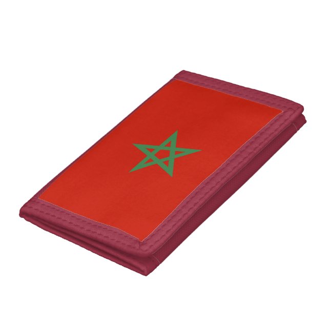 Morocco flag tri-fold wallet (Bottom)