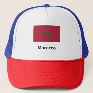 Morocco Flag Trucker Hat